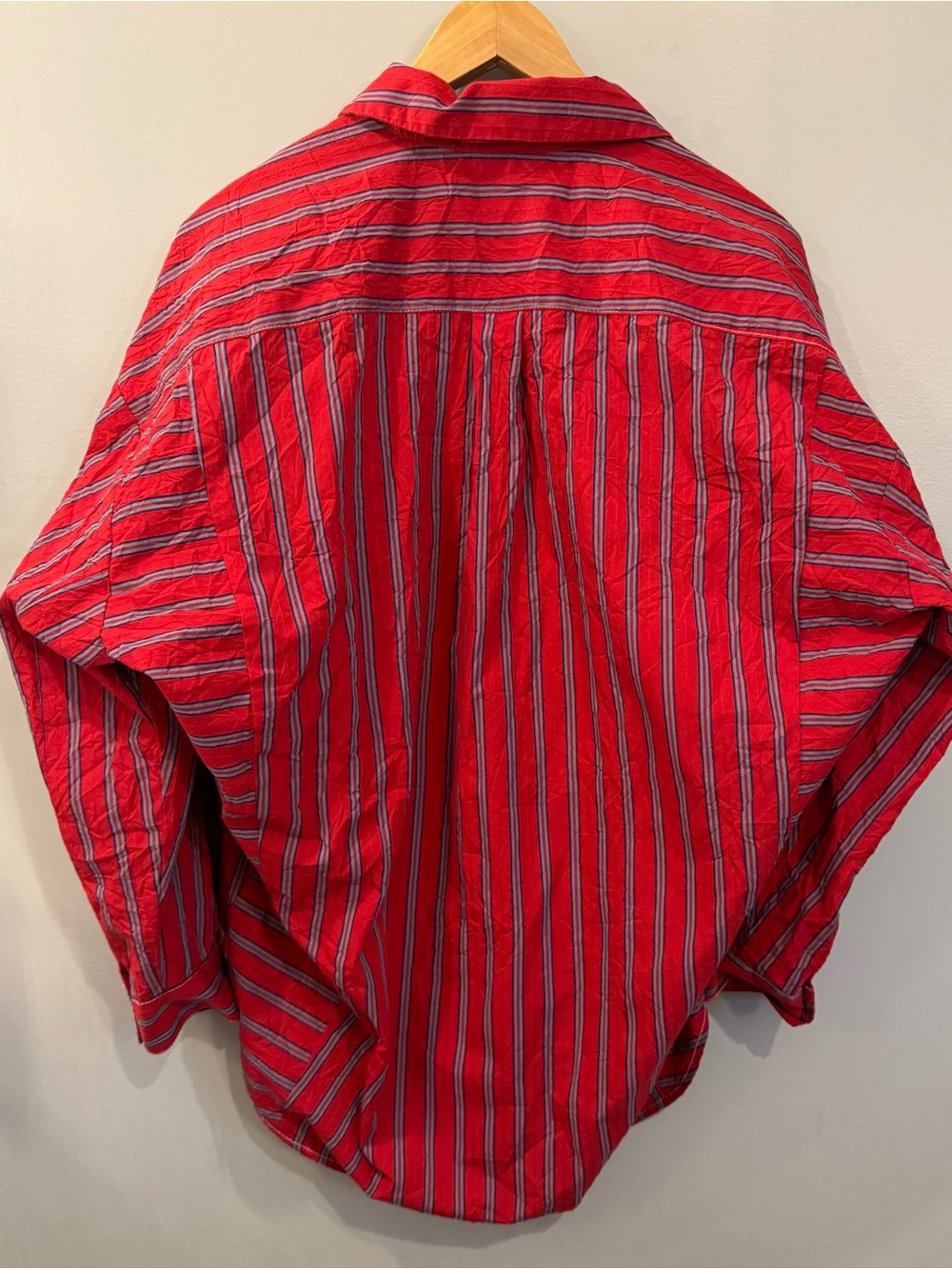 BDG Red Shirt with Purple and Gray Stripes - Picture 5 of 5